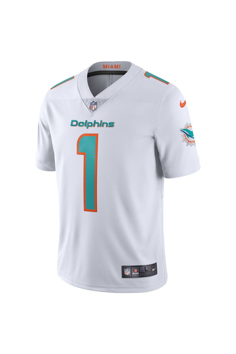 Men's Nike Tua Tagovailoa White Miami Dolphins Vapor Limited Jersey, Alternate, color, White