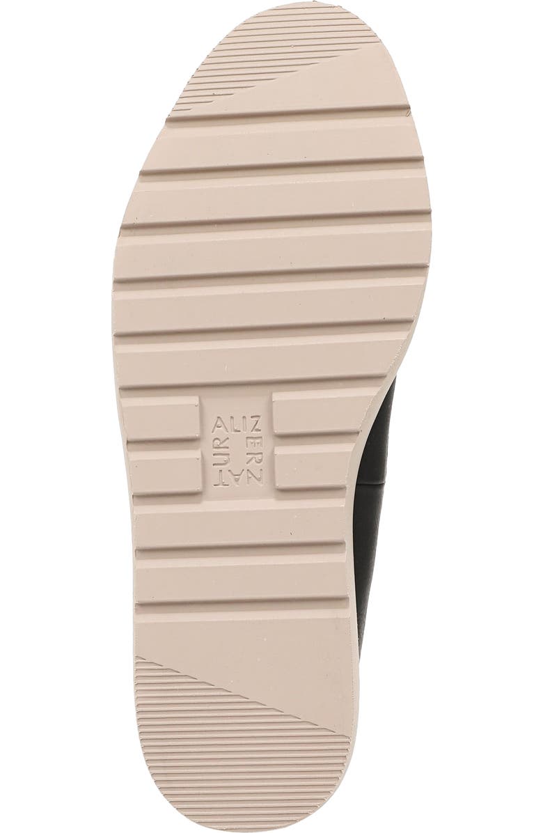 Naturalizer Elin Perforated Loafer Sneaker, Alternate, color, Black Perforated Faux Leather