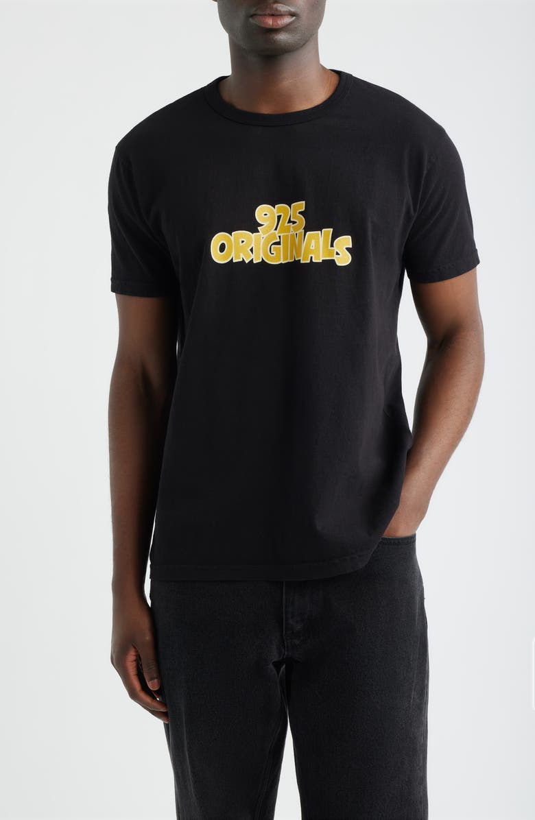 925 Originals Anthem Graphic T-Shirt, Main, color, Jet Black