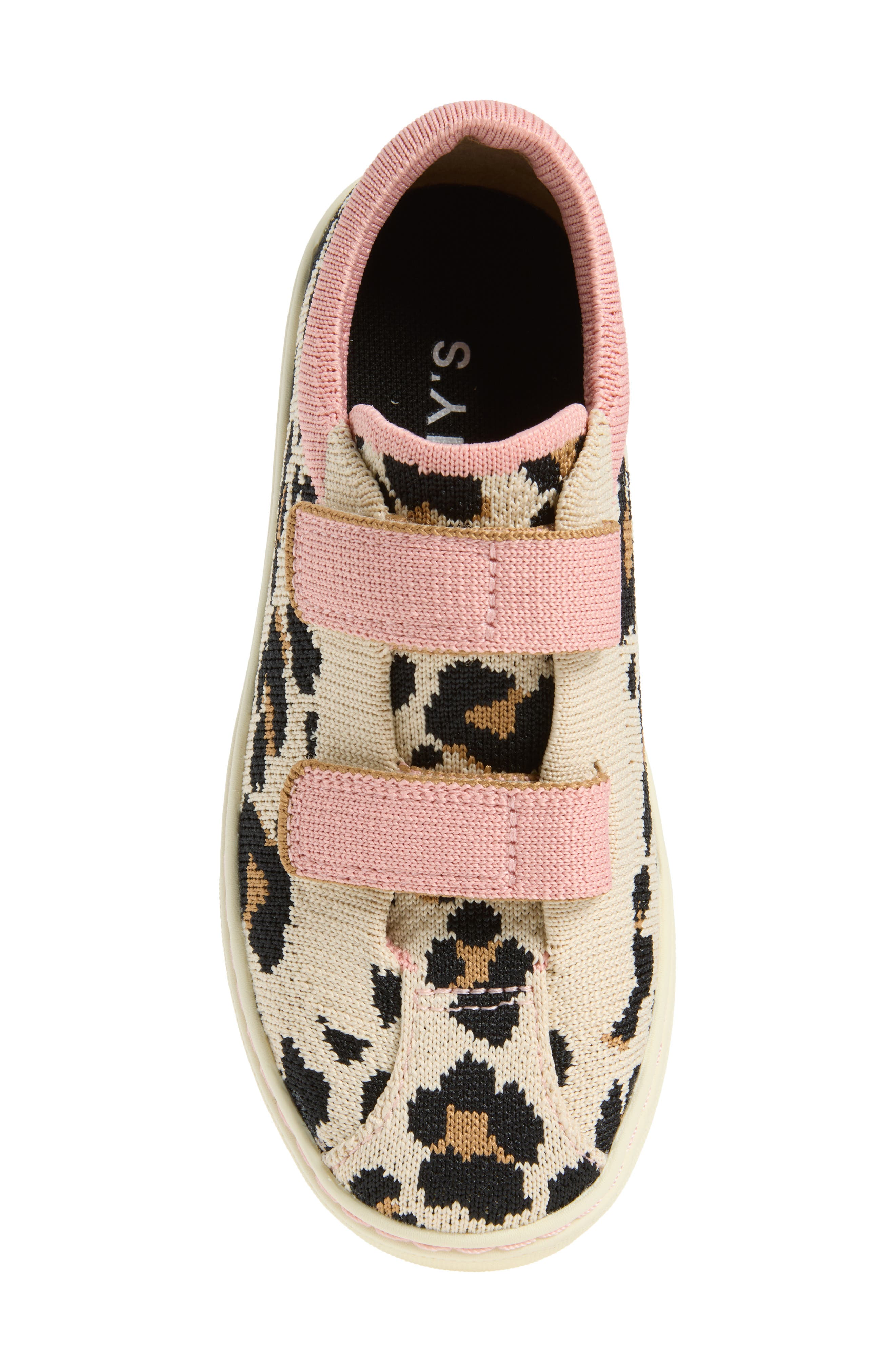 Kids' The Kids Strap Sneaker, Alternate, color, CAT BLUSH