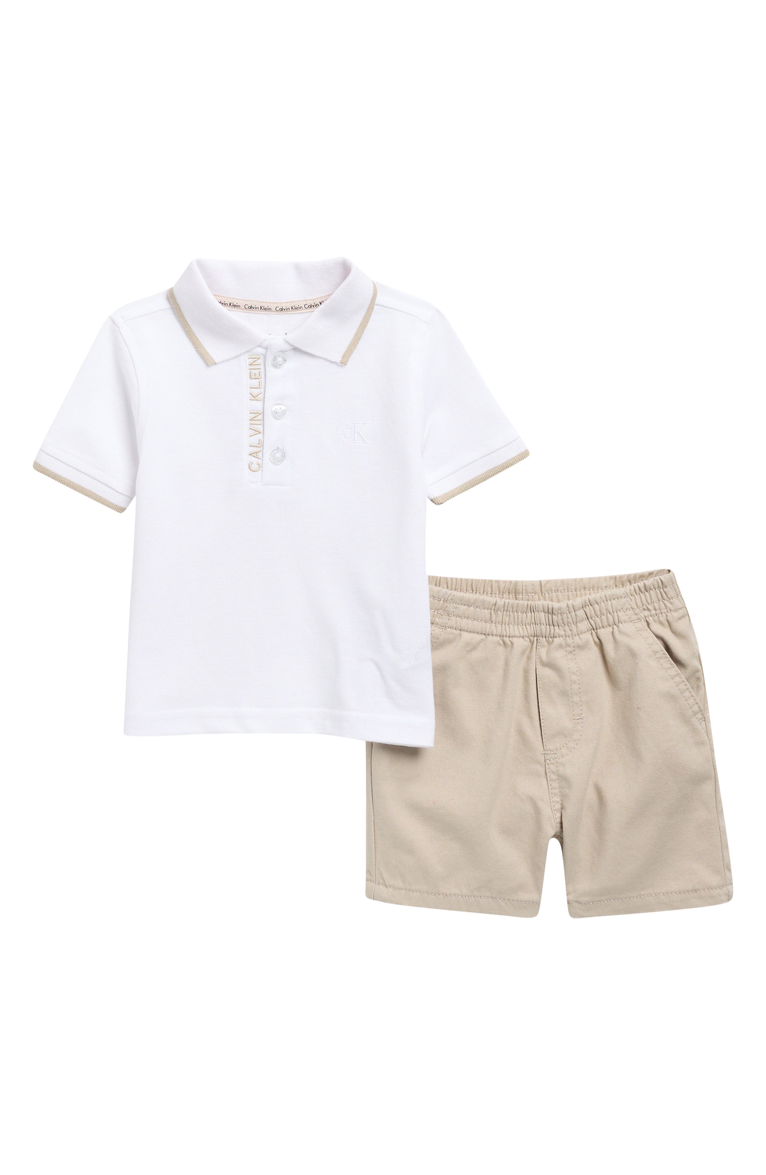 Calvin Klein Polo & Shorts Set
