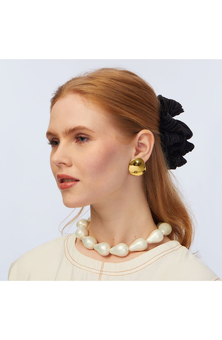 Lele Sadoughi Jet Rita Ribbon Claw Clip, Alternate, color, Jet 001