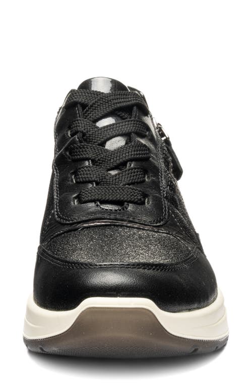 Ara Gardenia Sneaker In Black