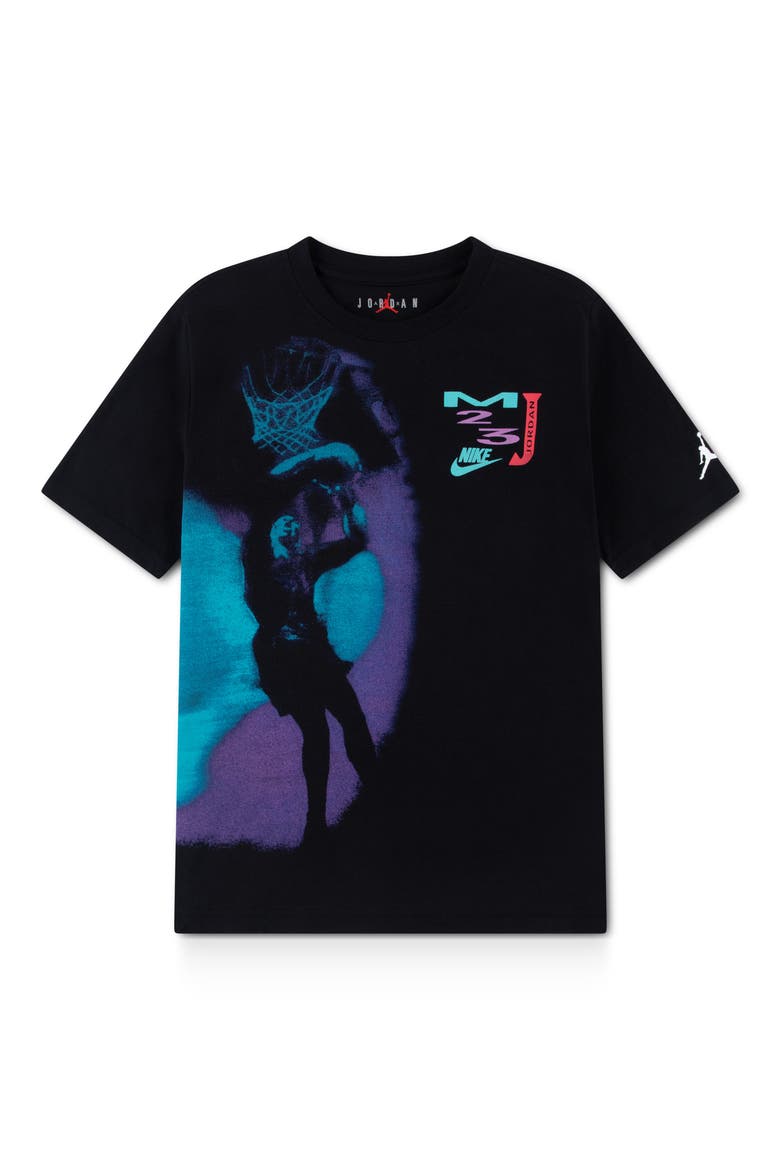Kids' Brooklyn Dream Dunk Short Sleeve T-Shirt, Main, color, BLACK