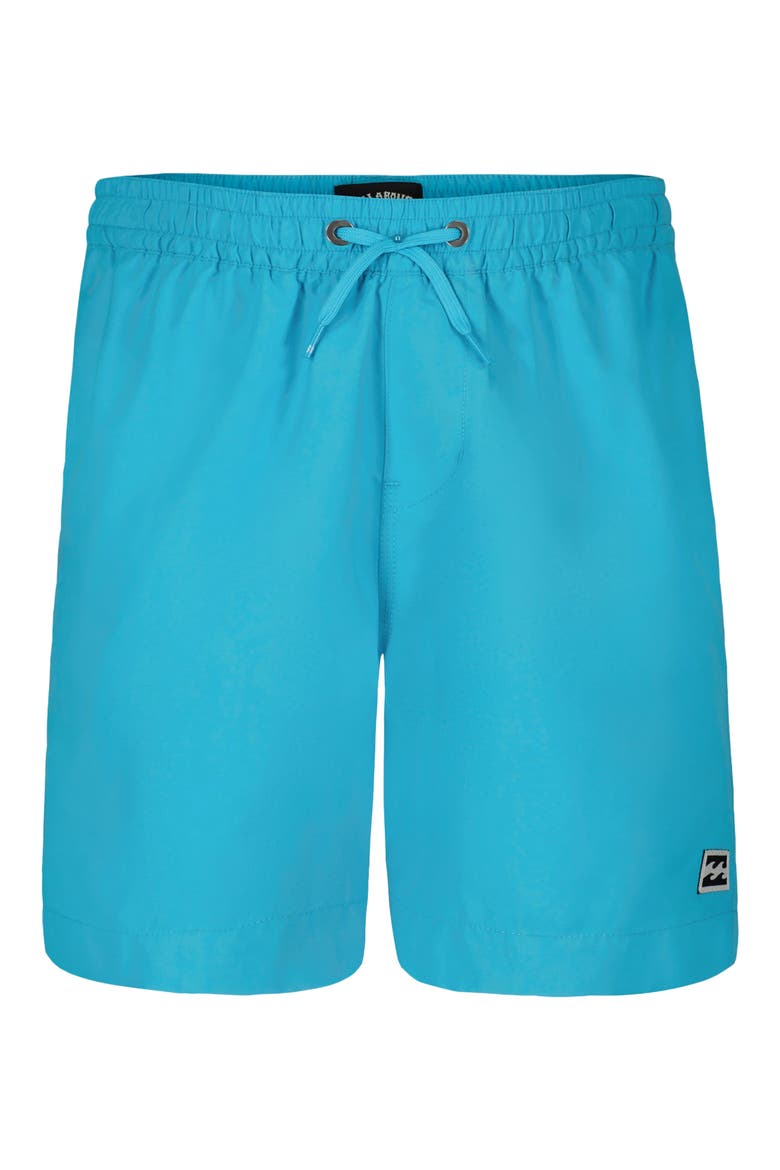 Kids' All Day Layback Swim Trunks, Main, color, AQUA