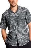 Tommy Bahama Coastal Ease IslandZone® Palms Print Camp Shirt
