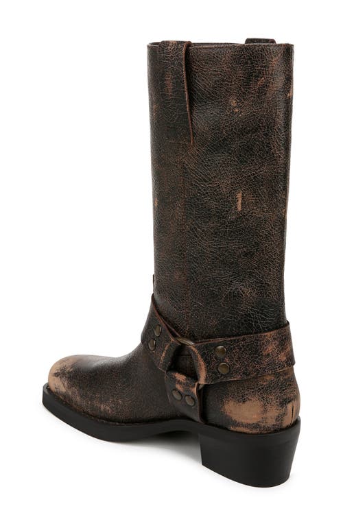 Shop Sam Edelman Nova Moto Boot In Brown