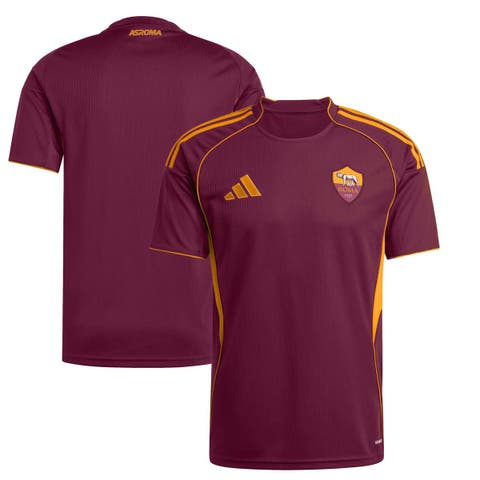 Men's adidas Red AS Roma 2025/26 Home Replica Jersey