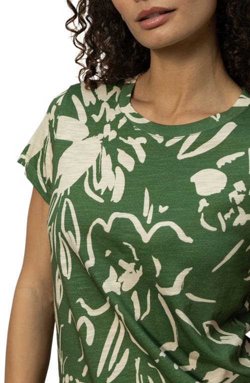 Sanctuary The Perfect Geo Print Cotton Blend Knit Top In Lush Harmony