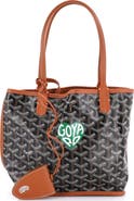 Pre-Owned Goyard Anjou Reversible Tote Printed Coated Canvas Mini