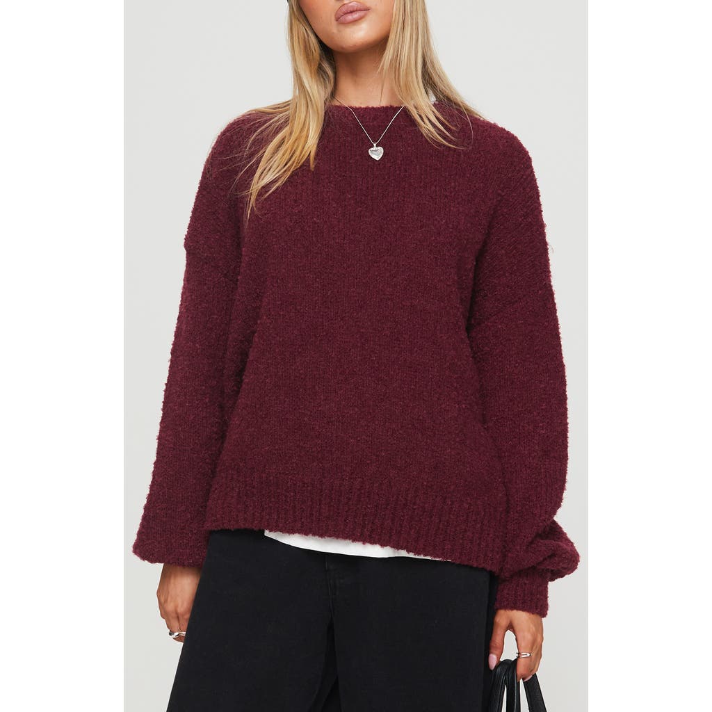 PRINCESS POLLY PRINCESS POLLY NIOMIE OVERSIZE CREWNECK SWEATER