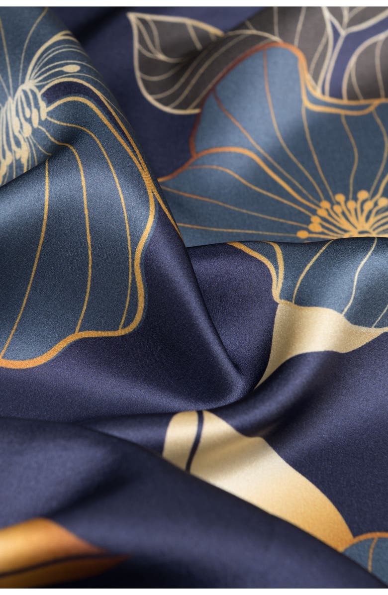 Elizabetta Laura - Silk Scarf/Shawl for Women, Alternate, color, Navy