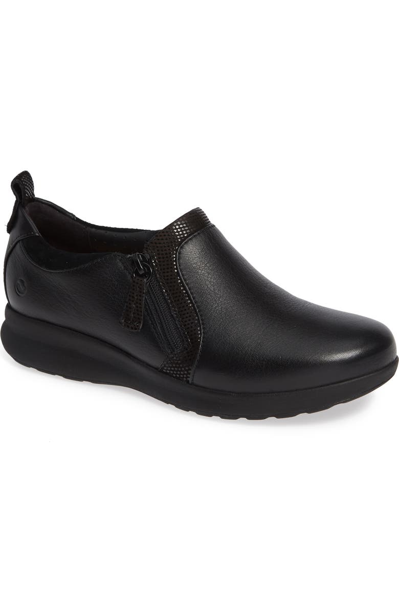 Clarks<sup>®</sup> Un Adorn Zip Sneaker, Main, color,