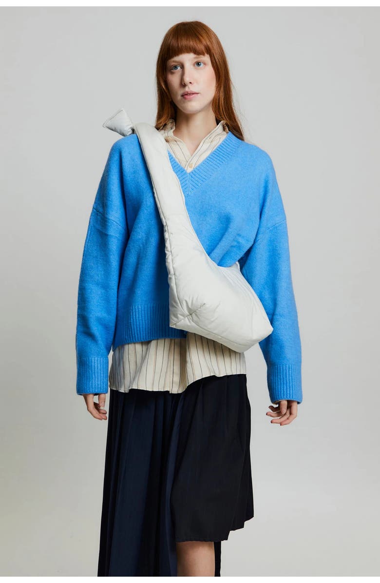 LEFRIK Biwa Puffy Mini Bag, Alternate, color, Ice