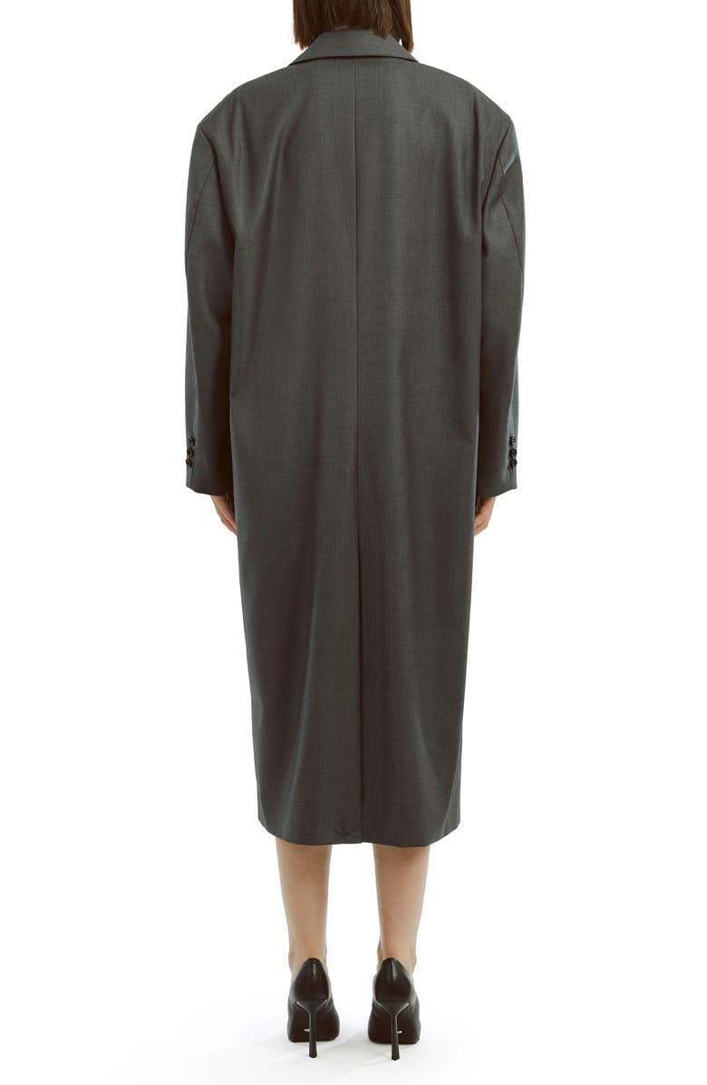 Bardot Maika Longline Coat, Alternate, color, Dark Grey