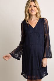 PinkBlush Mesh Overlay Dress