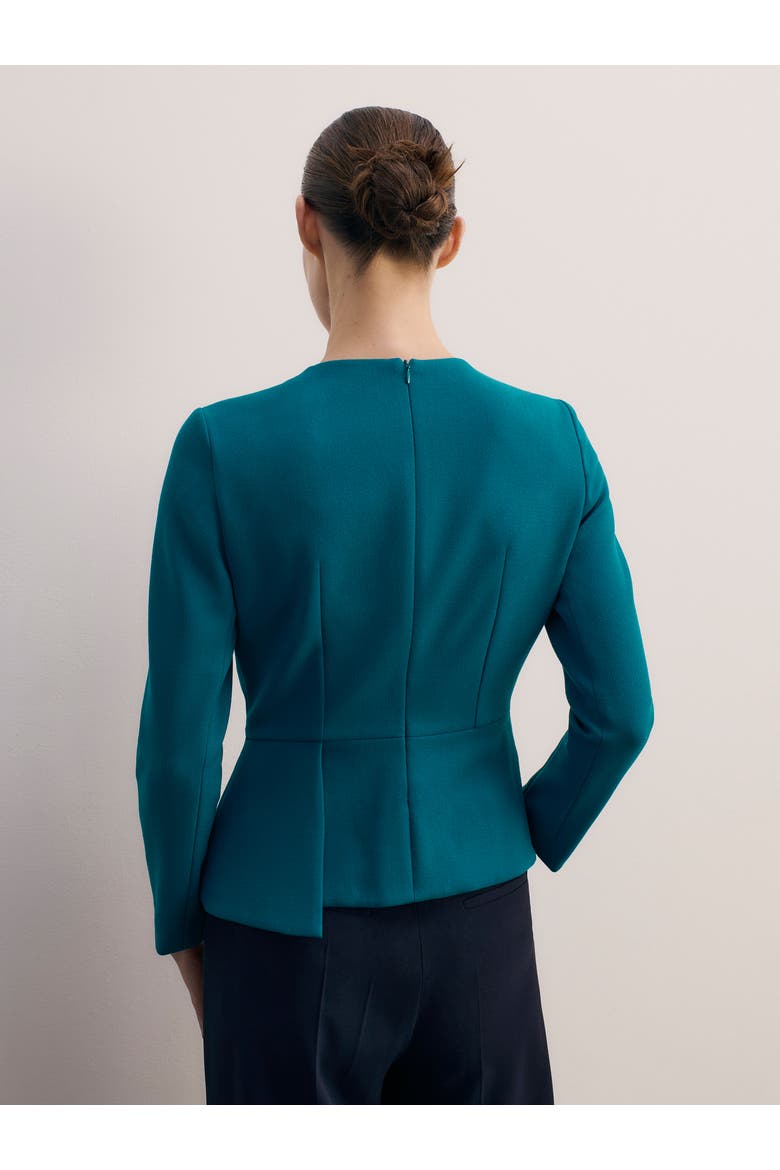 Malone Woven Top, Alternate, color, Blue