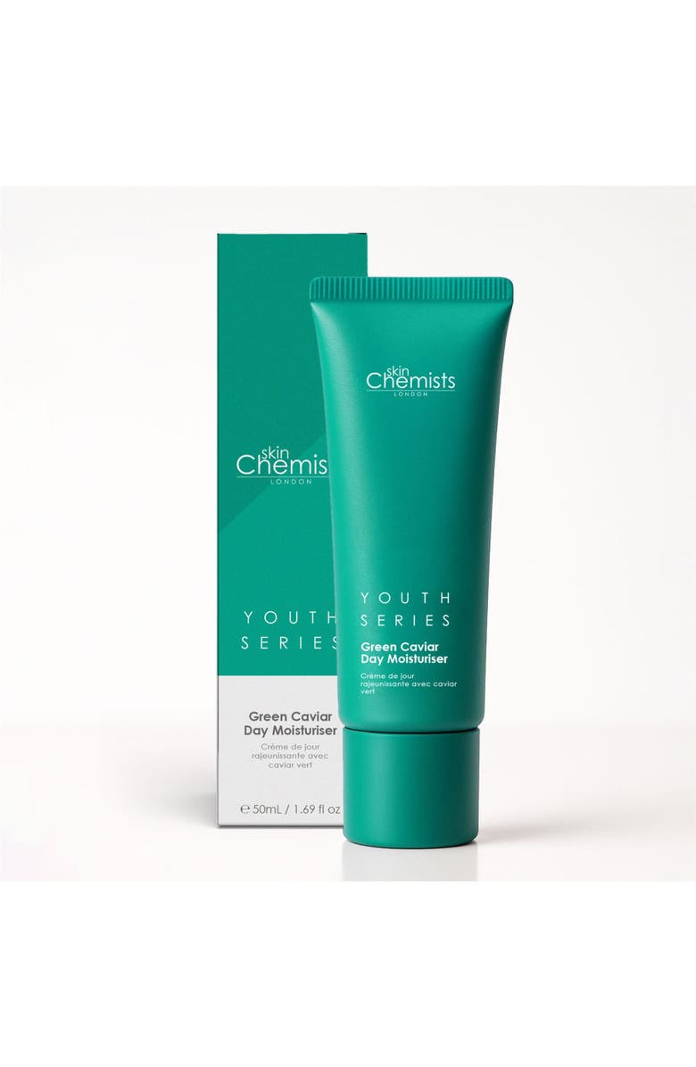SKINCHEMISTS Youth Series Green Caviar Day Moisturiser 30ml for Fine Lines & Wrinkles, Anti-Aging, Alternate, color, White