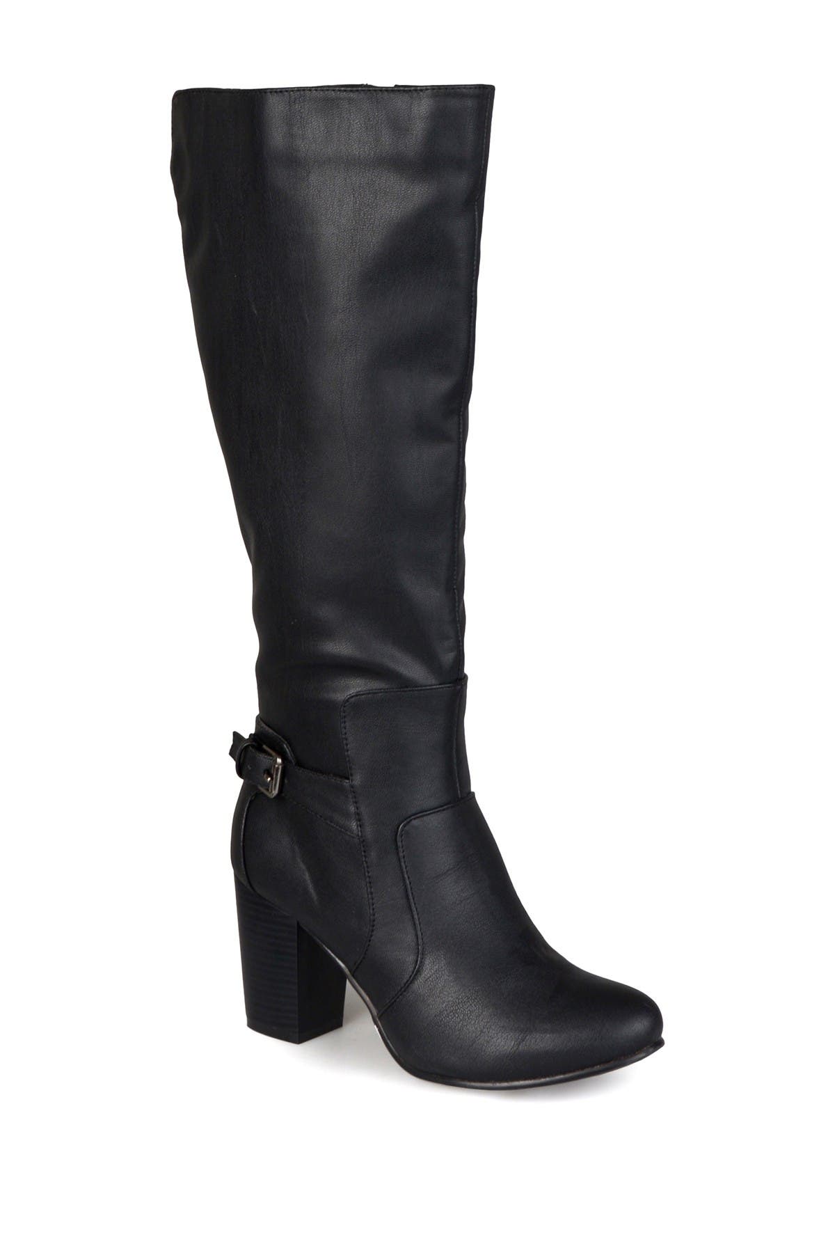 Journee Collection JOURNEE Carver Heeled Tall Boot, Main, color, 