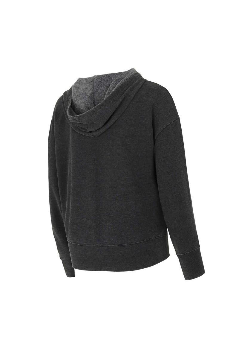 Women's Concepts Sport Charcoal Austin FC Volley Hoodie Long Sleeve T-Shirt, Alternate, color, Charcoal