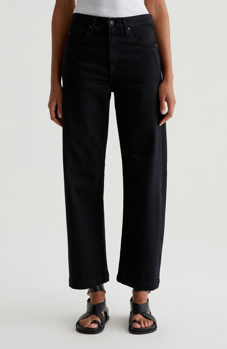 AG Hattie High Waist Ankle Barrel Leg Jeans, Main, color, 