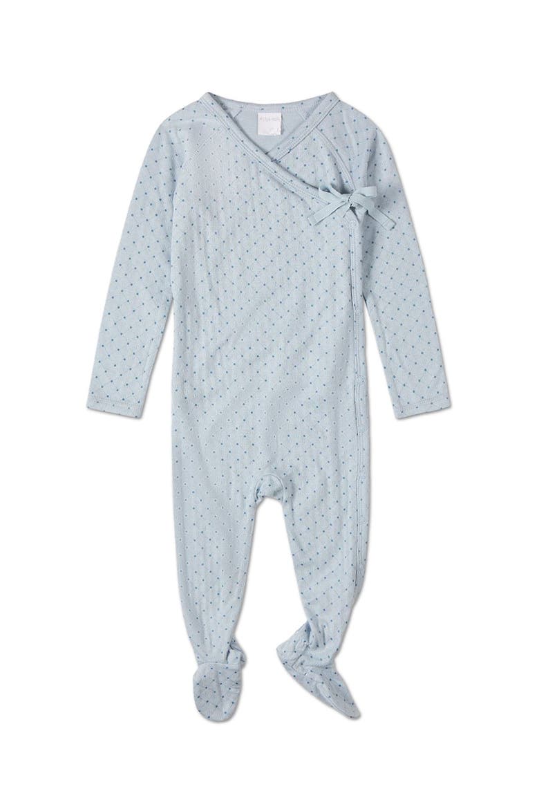 3 Piece Baby Rayon Blend Pointelle Footie Set, Alternate, color, Blue