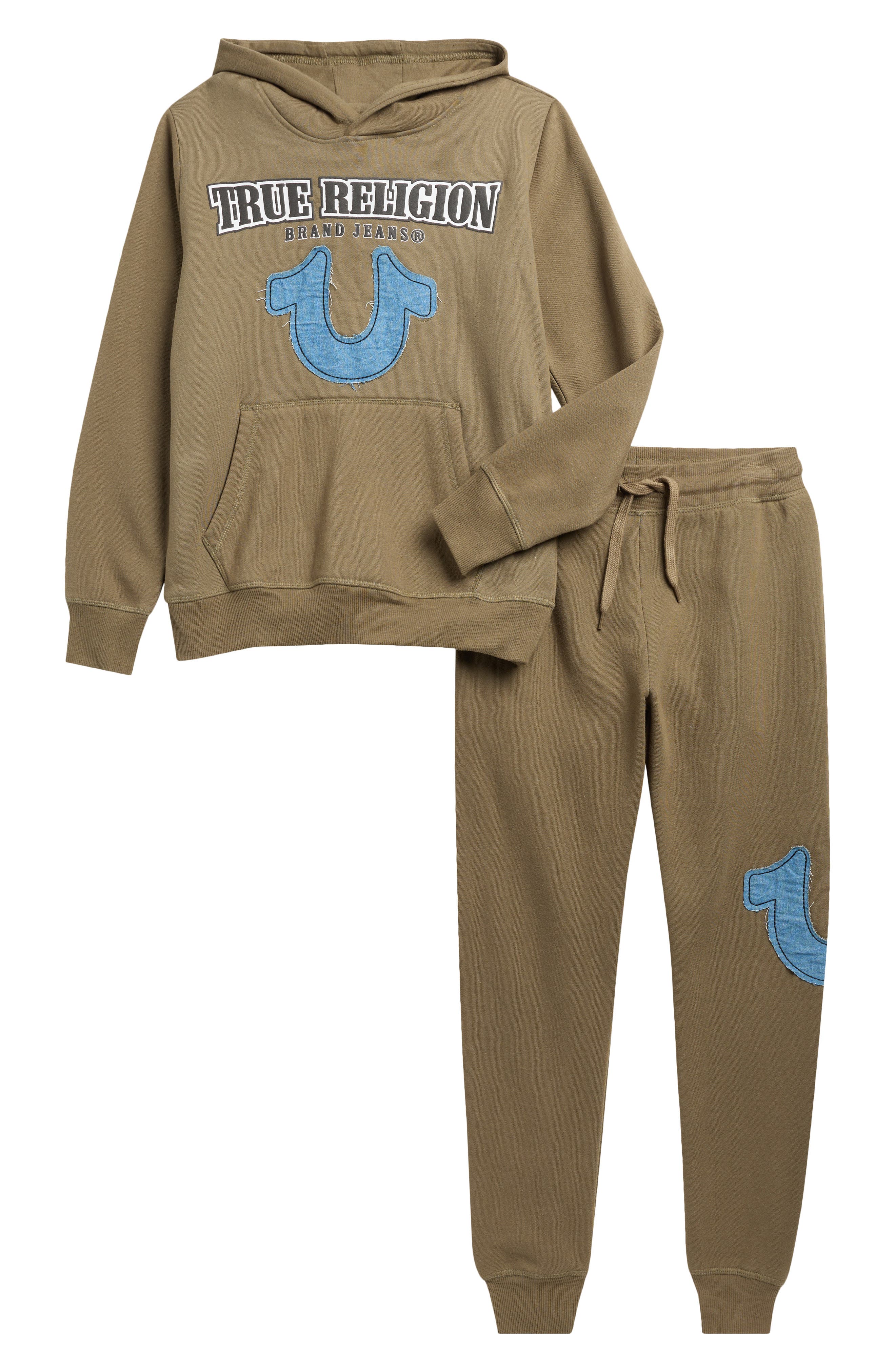 True Religion Kids' Graphic Hoodie & Joggers Set