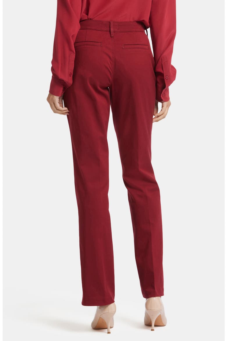Barbara Stretch Twill Bootcut Pants, Alternate, color, WILD CURRANT