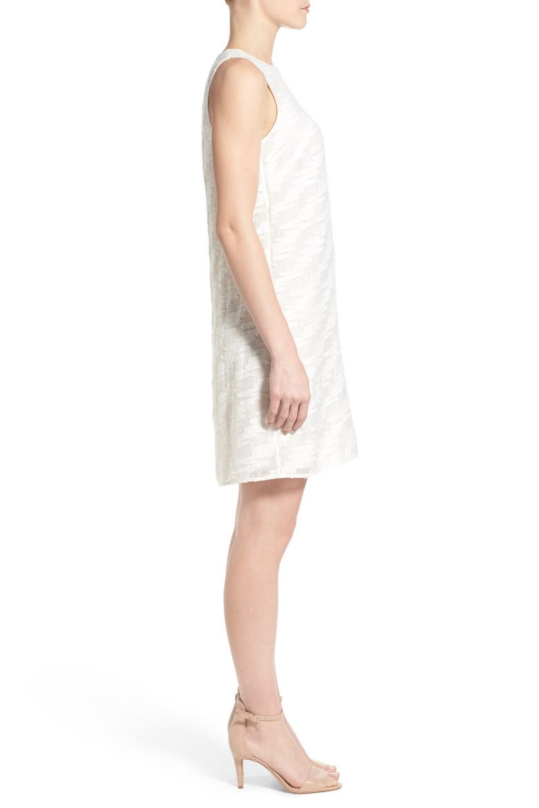 Lace Detail Sheath Dress, Alternate, color, IVORY CLOUD