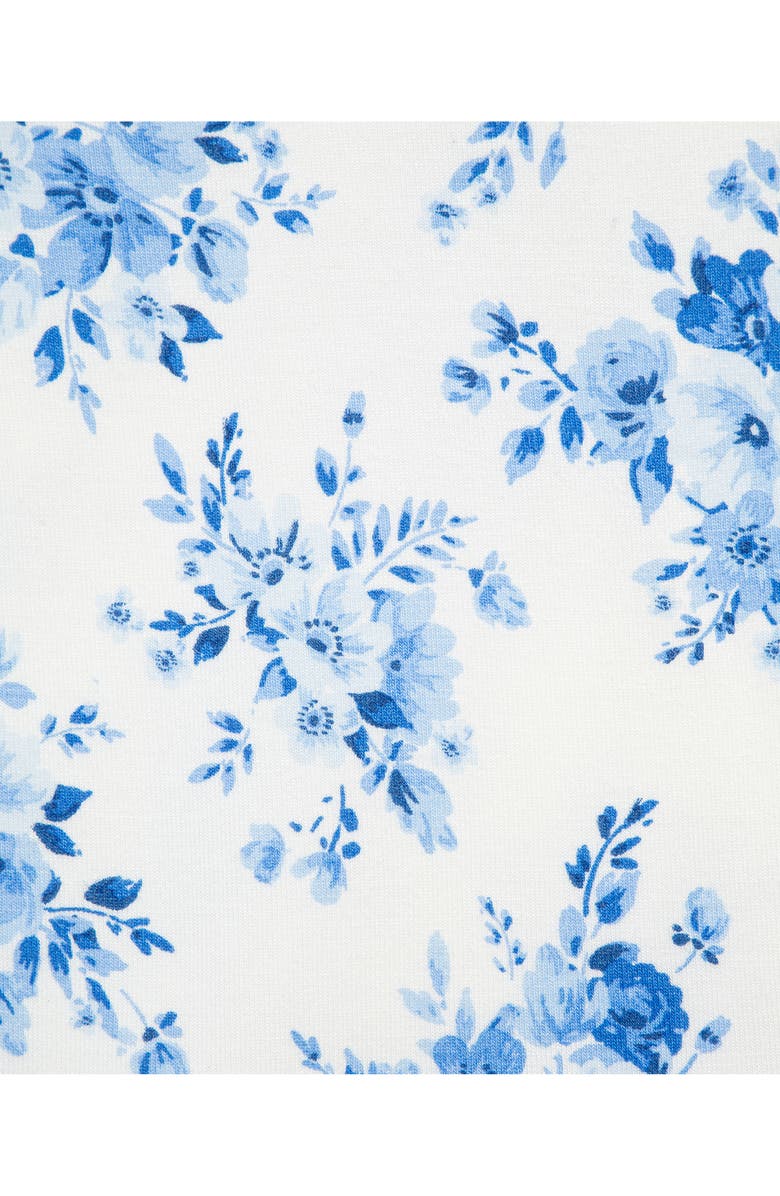 Little Me Garden 2-Pack Fitted Pajamas, Alternate, color, Blue