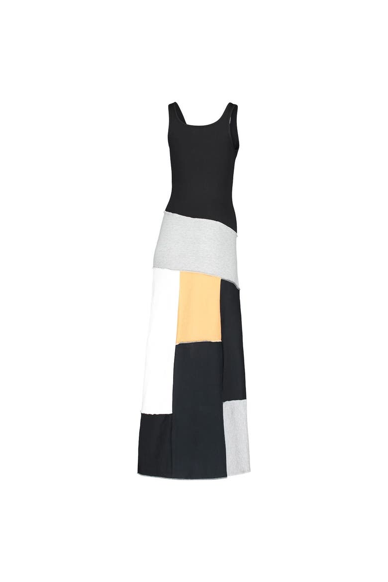 Women's Refried Apparel Black New Orleans Saints Tri-Blend Sleeveless Maxi Dress, Alternate, color, Black