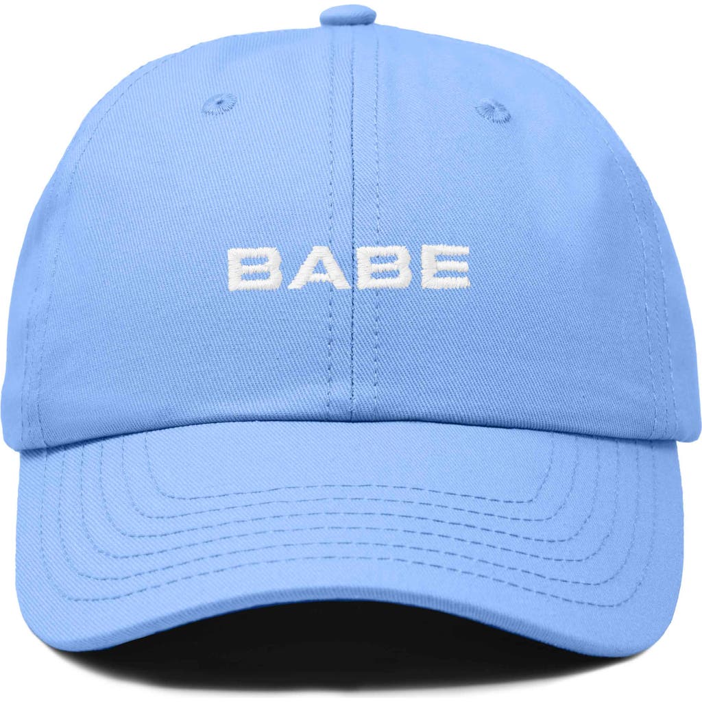 Dalix Babe Embroidered Cap In Light Blue