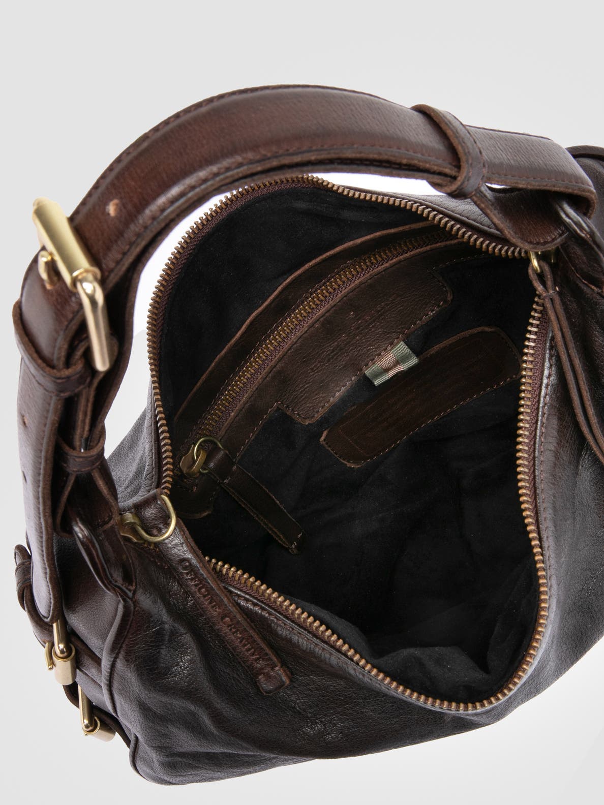 Officine Creative Julie 016 Shoulder Bag, Alternate, color, Dark Brown