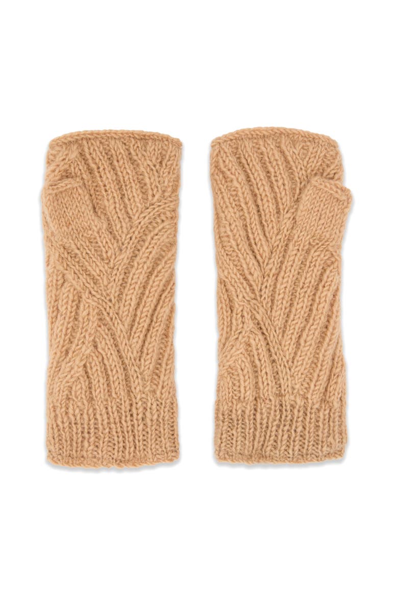 Vienna Wool Half Mitten, Alternate, color, Sparrow