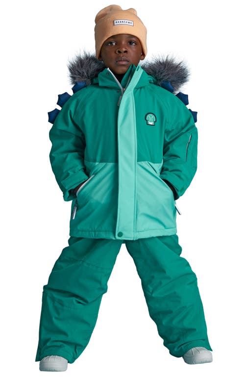 Roarsome Spike The Dinosaur Ski Pants In Green
