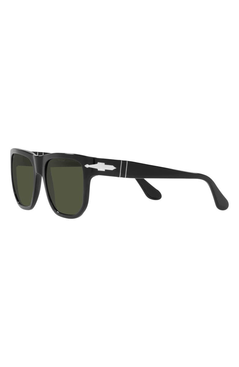 Persol 55mm Square Sunglasses, Alternate, color, Black