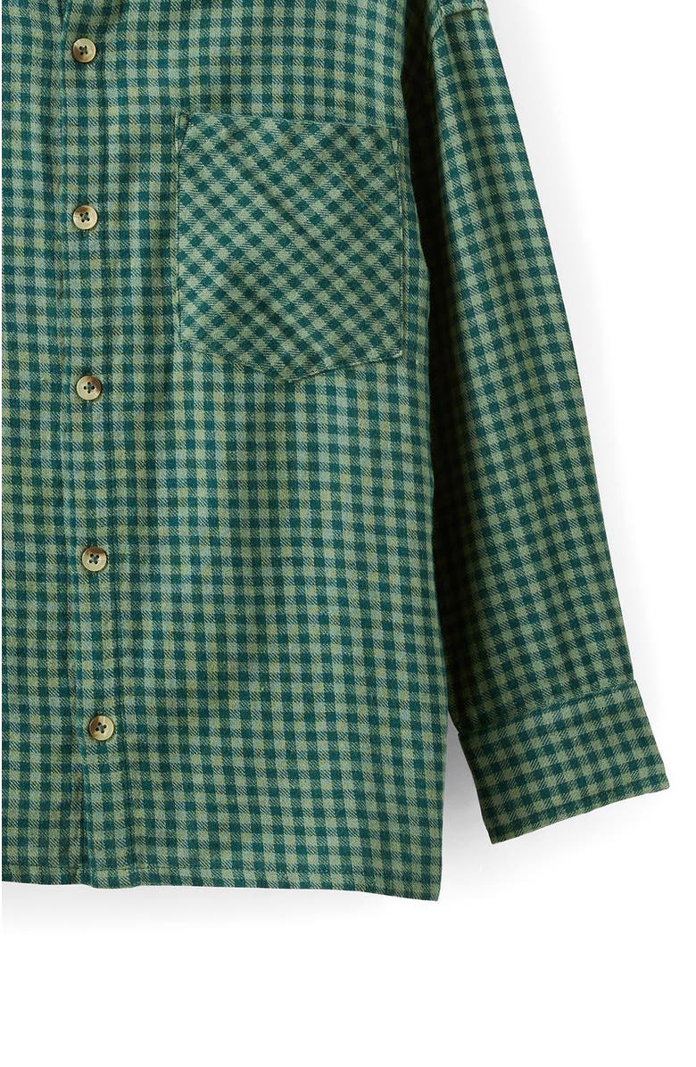 Cotton On Kids Kid's Carter Long Sleeve Skate Shirt, Alternate, color, Storm Green Khaki Green