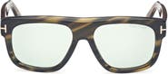 TOM FORD Icon 56mm Pilot Sunglasses