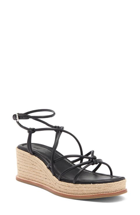 Julia Ankle Strap Espadrille Platform Wedge Sandal (Women)