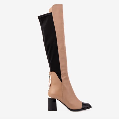 The Verona Leather Knee High Boot