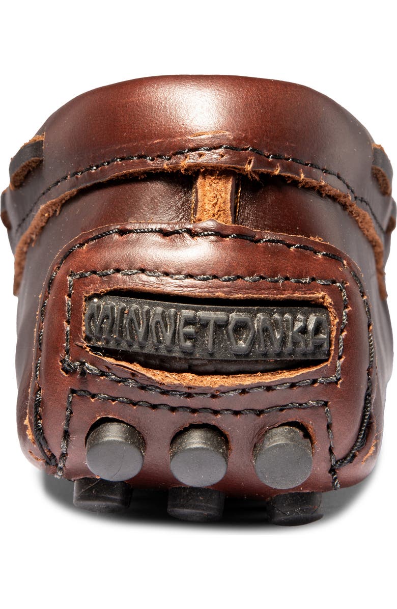 Minnetonka Driving Shoe, Alternate, color, Dark Brown Lariat