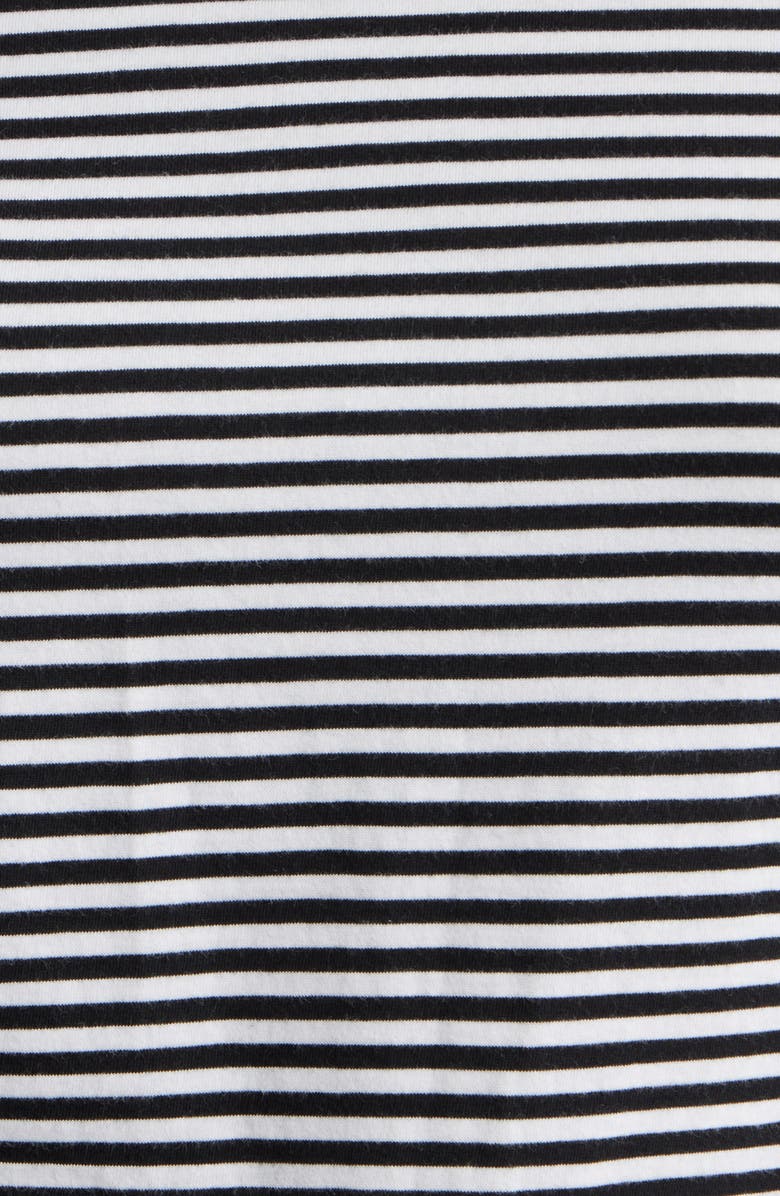 FRAME Ringer Pima Cotton T-Shirt, Alternate, color, Black Multi