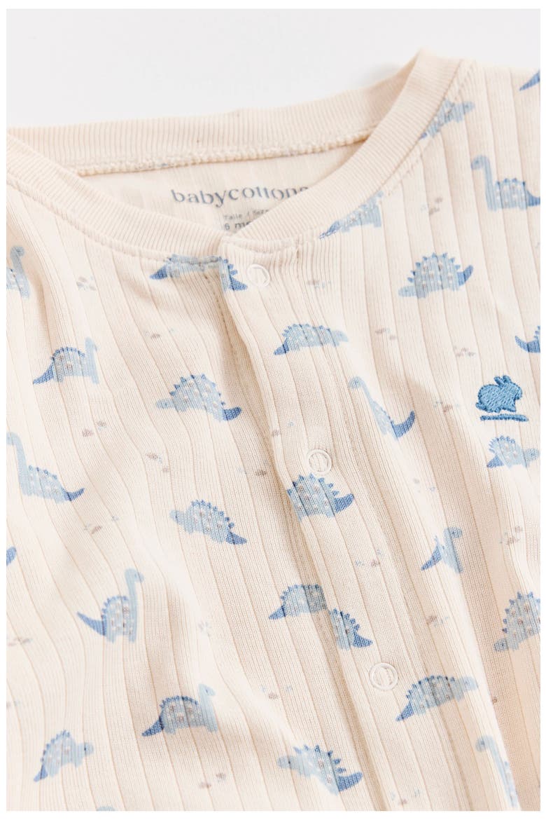 Dinomyte Front-Snap Footie for Infant, Alternate, color, FULL-PRINT