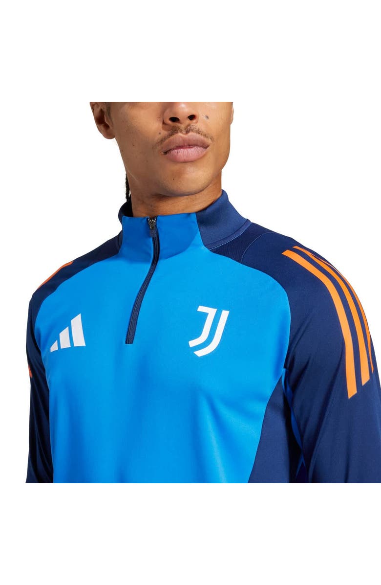 adidas Men's adidas Blue Juventus 2024/25 AEROREADY Raglan Quarter-Zip Training Top, Alternate, color, 