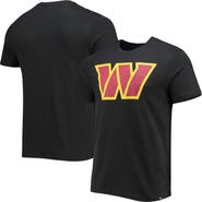 '47 Men's '47 Black Washington Commanders Imprint Super Rival T-Shirt