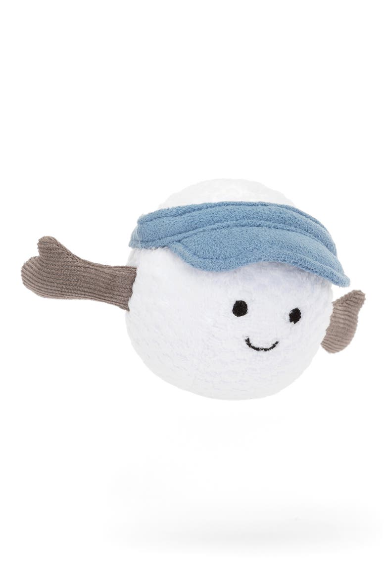 Amuseables Golf Ball Plushie, Alternate, color, WHITE