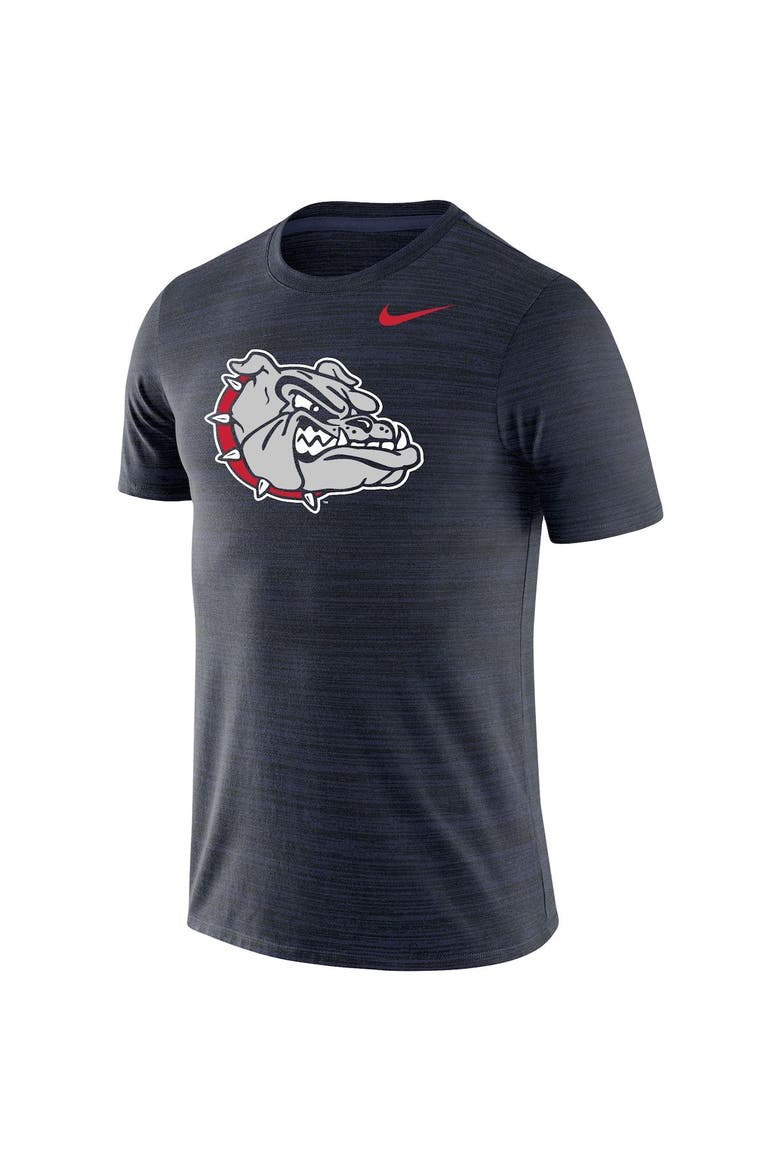 Men's Nike Navy Gonzaga Bulldogs Team Logo Velocity Legend Performance T-Shirt, Alternate, color, Navy