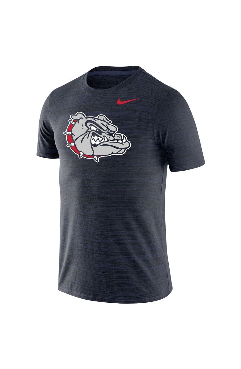 Nike Men's Nike Navy Gonzaga Bulldogs Team Logo Velocity Legend Performance T-Shirt, Alternate, color, 
