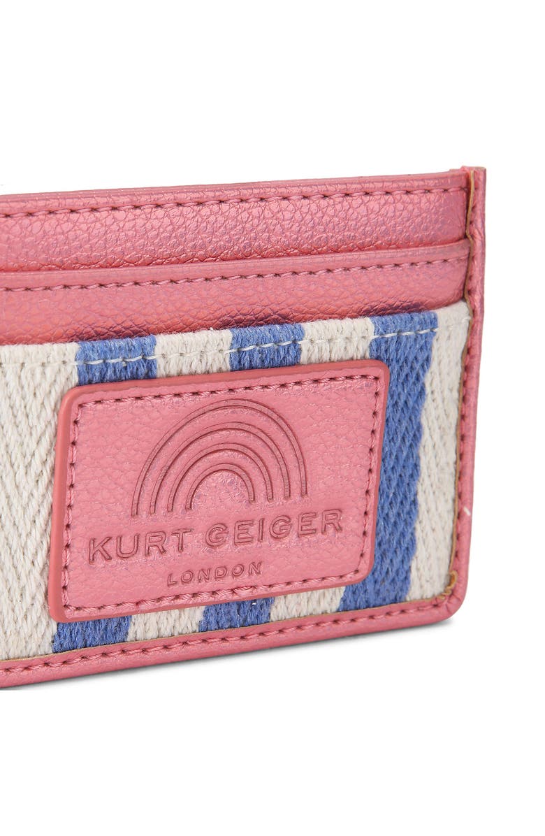 Kurt Geiger London Southbank Card Holder, Alternate, color, Blue/Pink/White