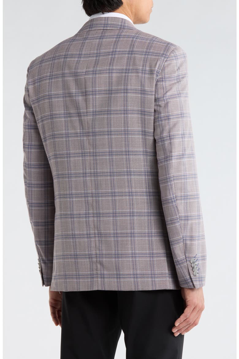 Plaid Sport Coat, Alternate, color, GREY